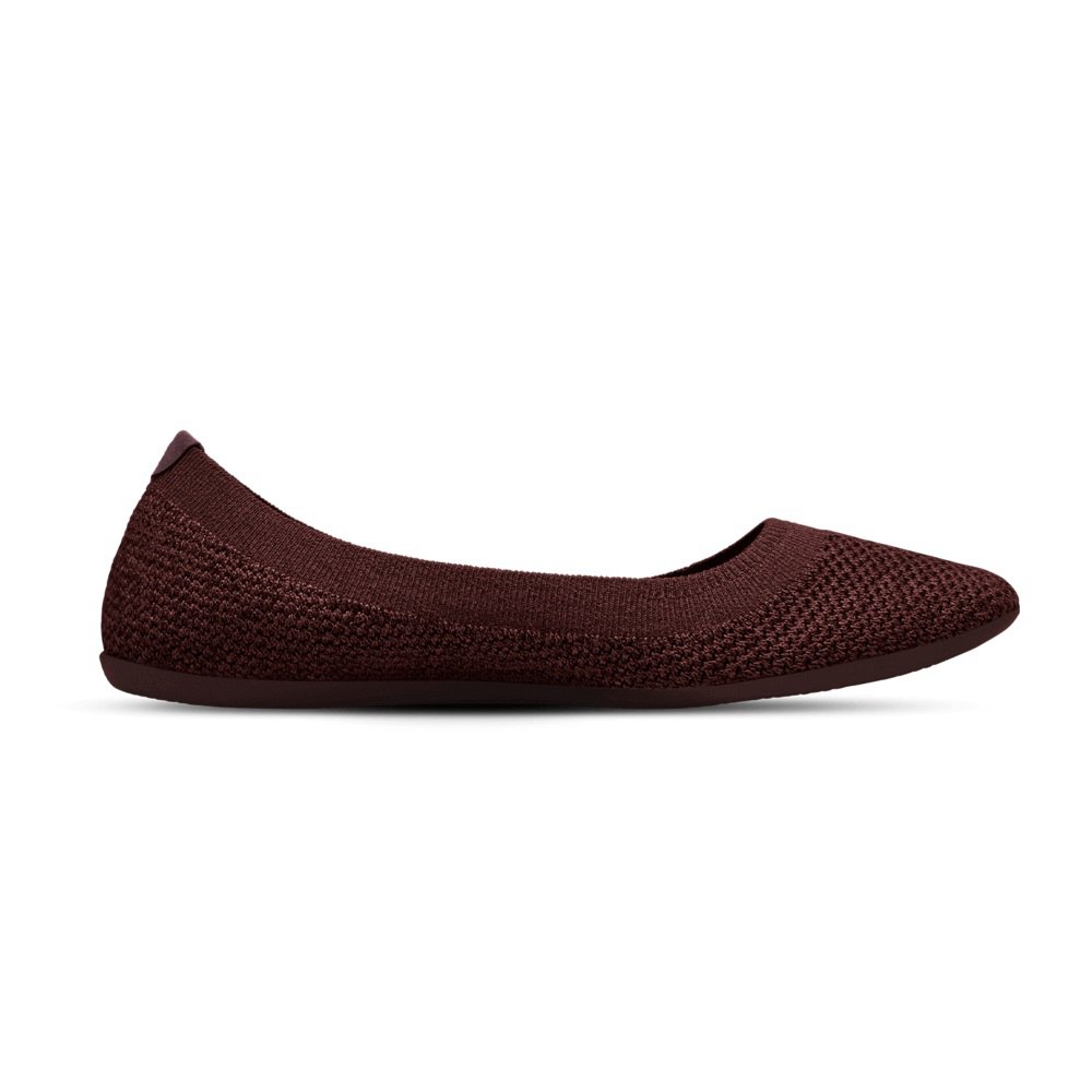 Allbirds Women\'s Flats Brown - Tree Breezers - 92815YGBQ